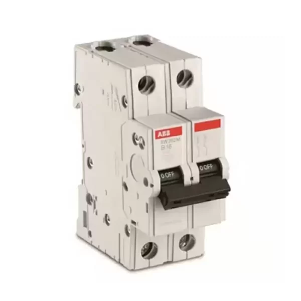 Miniature Circuit Breaker (MCB) Double Pole (2P),16A, Breaking Capacity 10KA – ABB