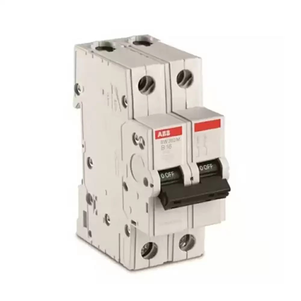 Miniature Circuit Breaker (MCB) Double Pole (2P),16A, Breaking Capacity ...