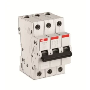 Miniature Circuit Breaker (MCB) Triple Pole (3P), 6A, Breaking Capacity 6KA – ABB