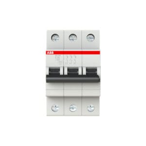 Miniature Circuit Breaker (MCB) Triple Pole (3P), 25A, Breaking Capacity 6KA – ABB