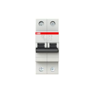 Miniature Circuit Breaker (MCB) Double Pole (2P), 32A, Breaking Capacity 6KA – ABB