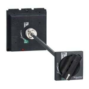 Extended Rotary Handle,Compact NSX 400/630, PowerPact Multistandard L, EasyPact CVS 400/630, black standard handle, IP55- Schneider Electric